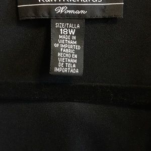 Black & White Formal Dress. Size 18W. Worn once!